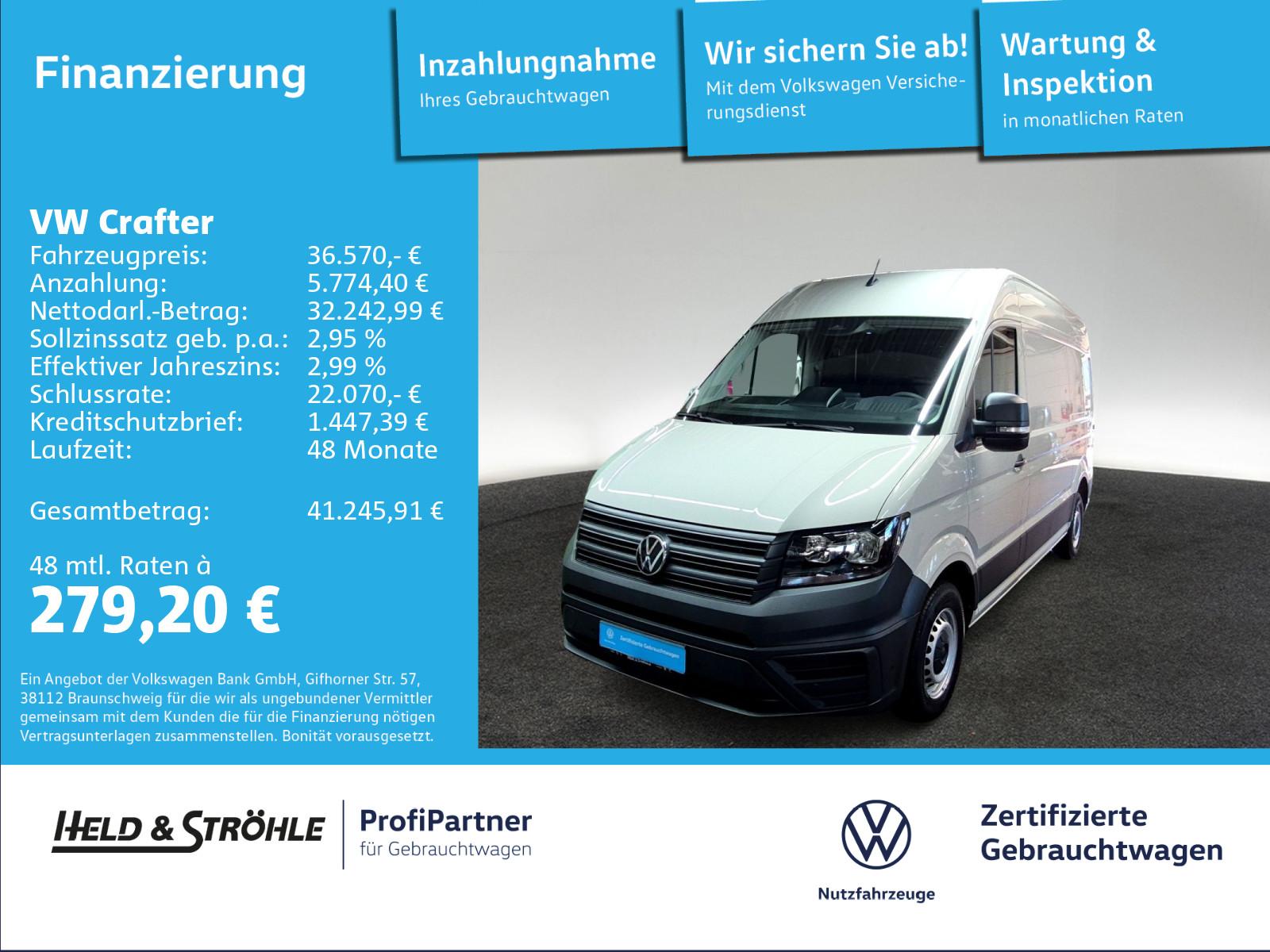 Volkswagen Crafter 35 MR HD 2.0 TDI LR (L2H2) AHK KAM PDC 2