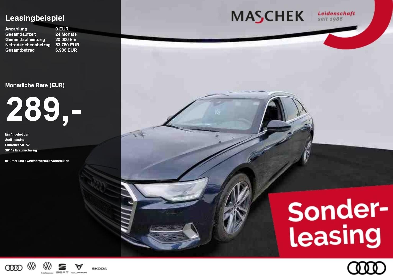 Audi A6 Avant Sport 45 TFSI Sonderleasing ohne zzgl K