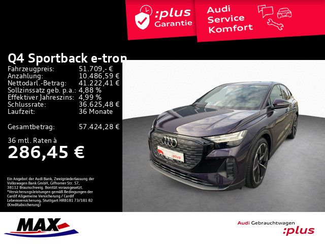 Q4 Sportback e-tron 45 QUATT S LINE+MATRIX+AHK+