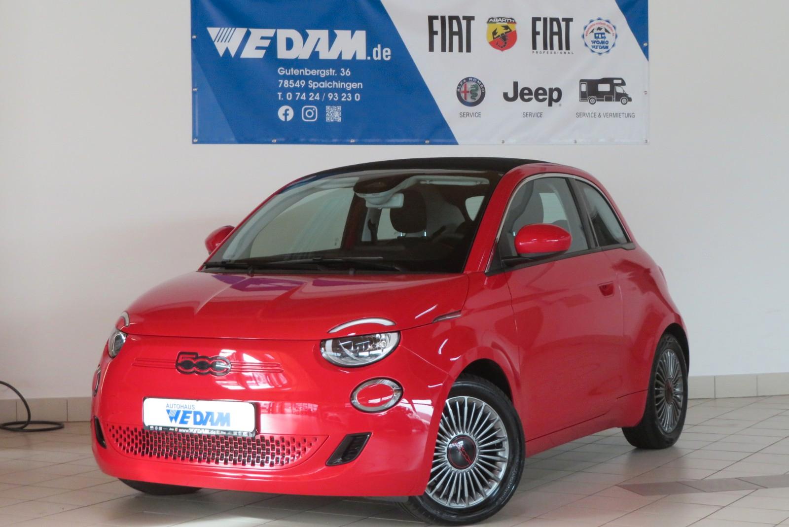 Fiat 500e Cabrio RED 42 kWh 118PS *Sitzheizung*