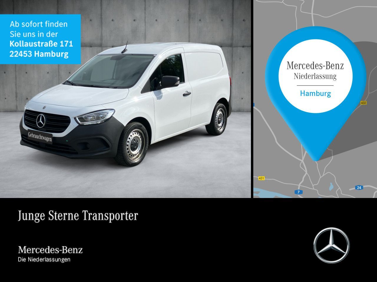 MERCEDES-BENZ Citan 110 CDI KA BASE+WORKER PLUS+Klima+PTS+DAB