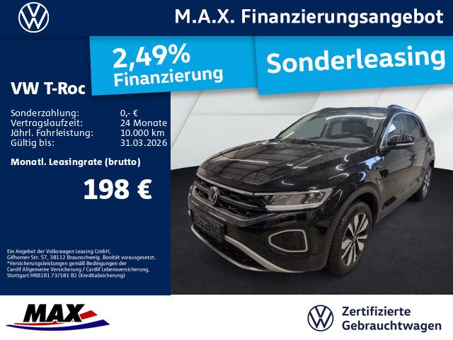 Volkswagen T-Roc 1.0 TSI GOAL LED+NAVI+DIGI CP+APP+
