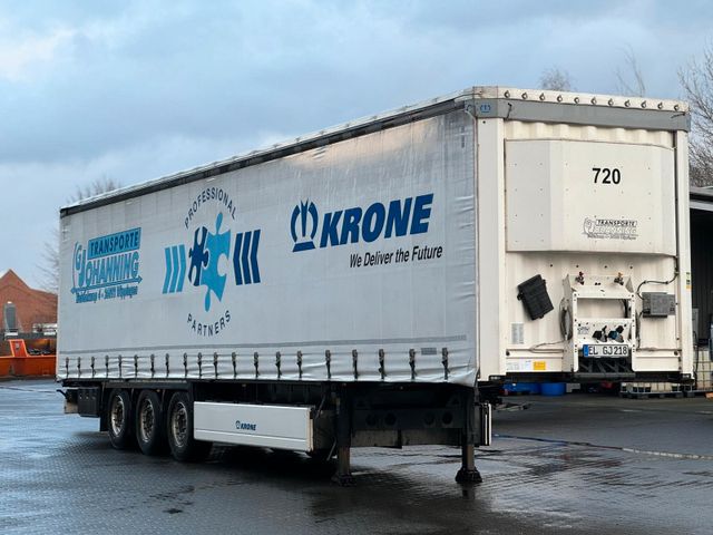 Krone SD Pritsche&Plane mit Transportbox&Liftachse