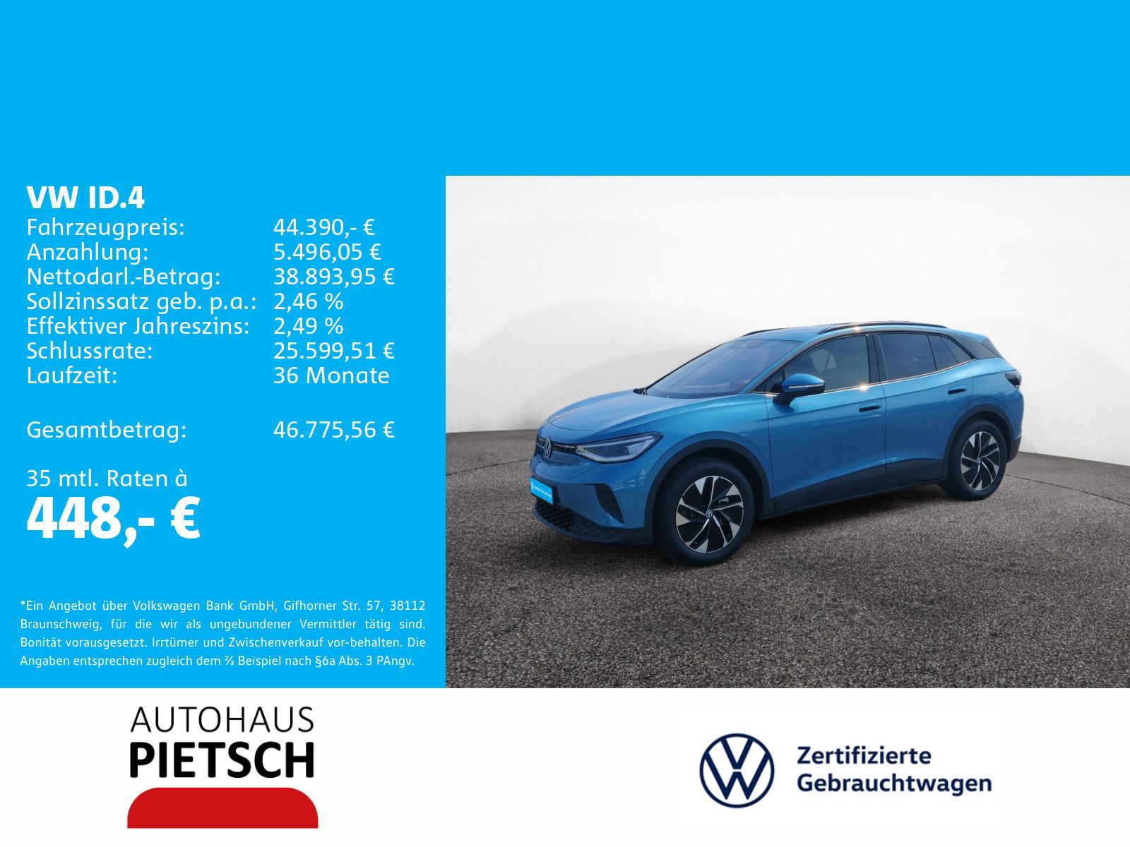 Volkswagen ID.4 Pro 77 kWh Matrix Harman ACC Keyless AHK foto 2