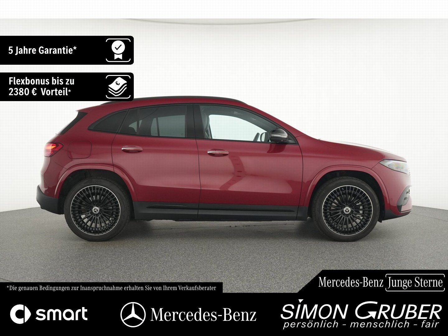 Fahrzeugabbildung Mercedes-Benz EQA 300 4M AMG Night Pano Burm HUD 360 Memory