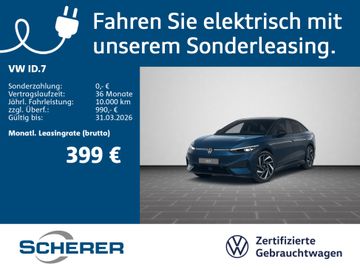 Volkswagen Leasingangebot: Volkswagen ID.7 Pro MATRIX BLACK STYLE AHK 360°KAMERA H&K