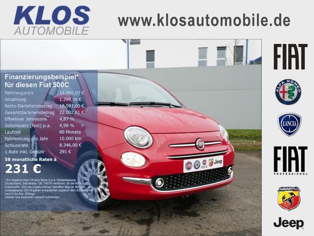 Fiat 500C 1.0 DOLCEVITA 70PS PDC APPLE CARPLAY KLIMAA