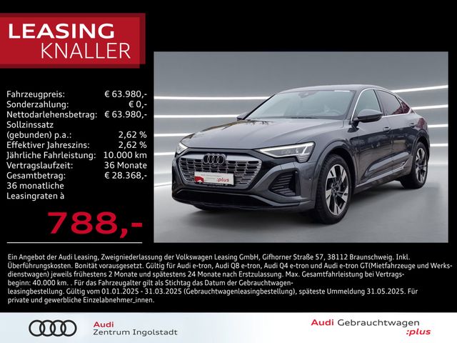 Audi Q8 e-tron Sportback 50 qu AHK 20" HuD KAM S line