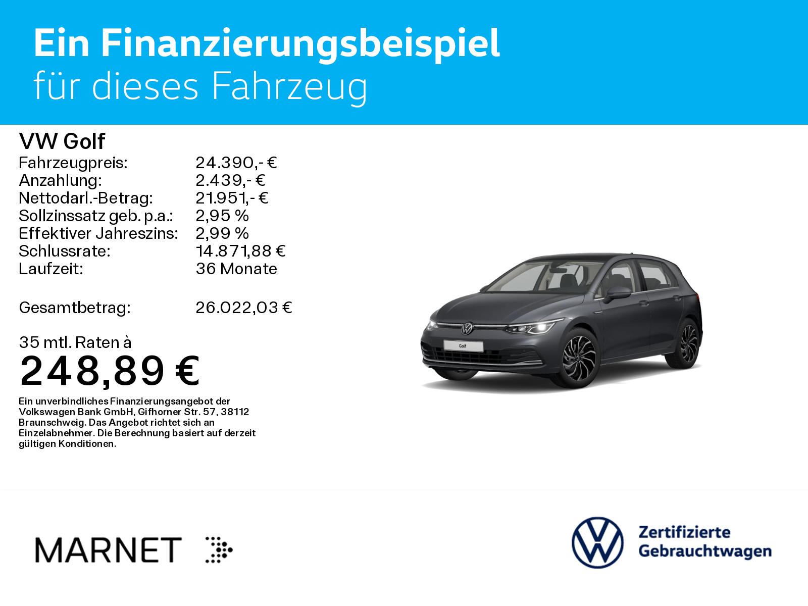 Volkswagen Golf VIII 1.5 eTSI Style DSG* Pano*Kamera*LED+*S, миниатюра 5