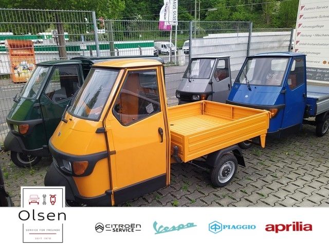 Piaggio APE 50 Pritsche Long Deck Stahlpritsche Orange,G