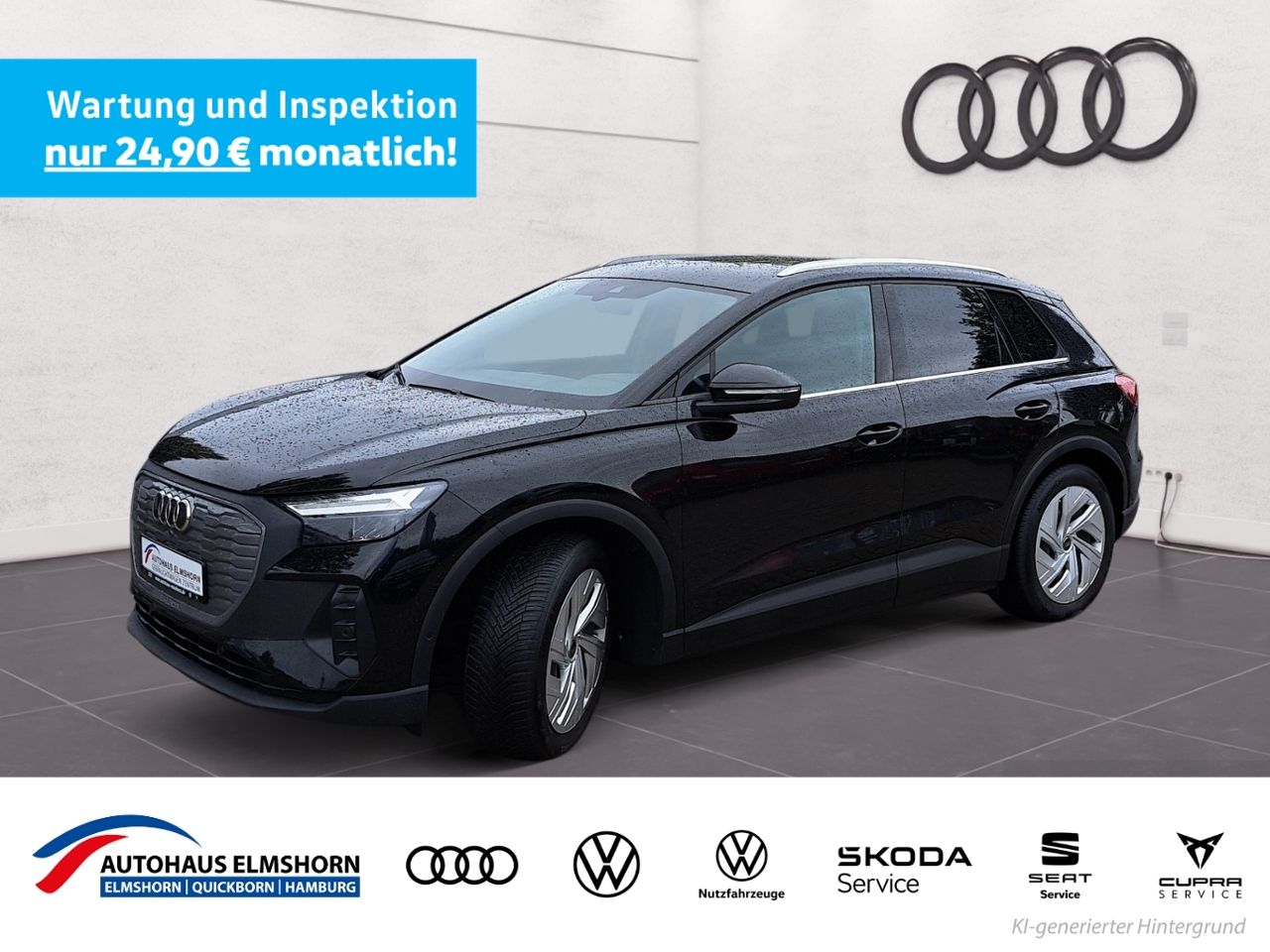 Audi Q4 e-tron 45 quattro AHK APP SONOS KAM LED GRA P