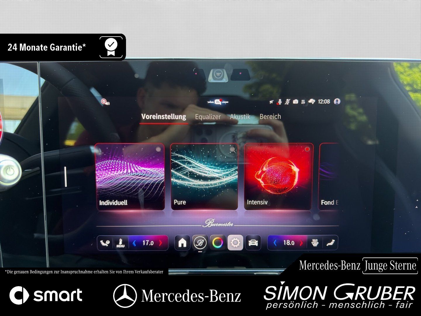 Fahrzeugabbildung Mercedes-Benz CLA 220 AMG Night Superscreen Pano Burm 360 AHK