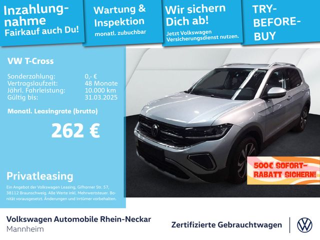 Volkswagen T-Cross 1.0 TSI Style DSG Navi PDC LED uvm