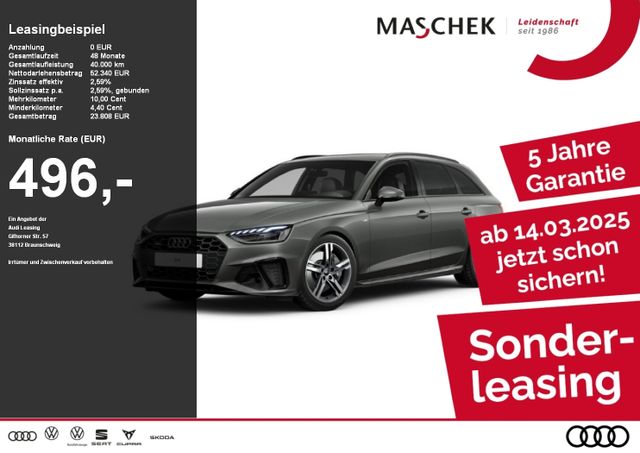 Audi A4 Avant S line 45 TFSI quatt Black Pano AHK Mem