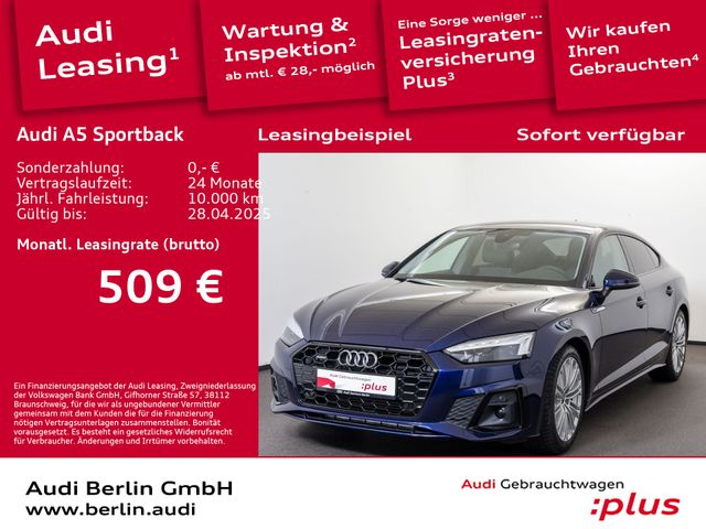 Audi A5 Sportback S line 40 TFSI qu. S tr. MATRIX PDC