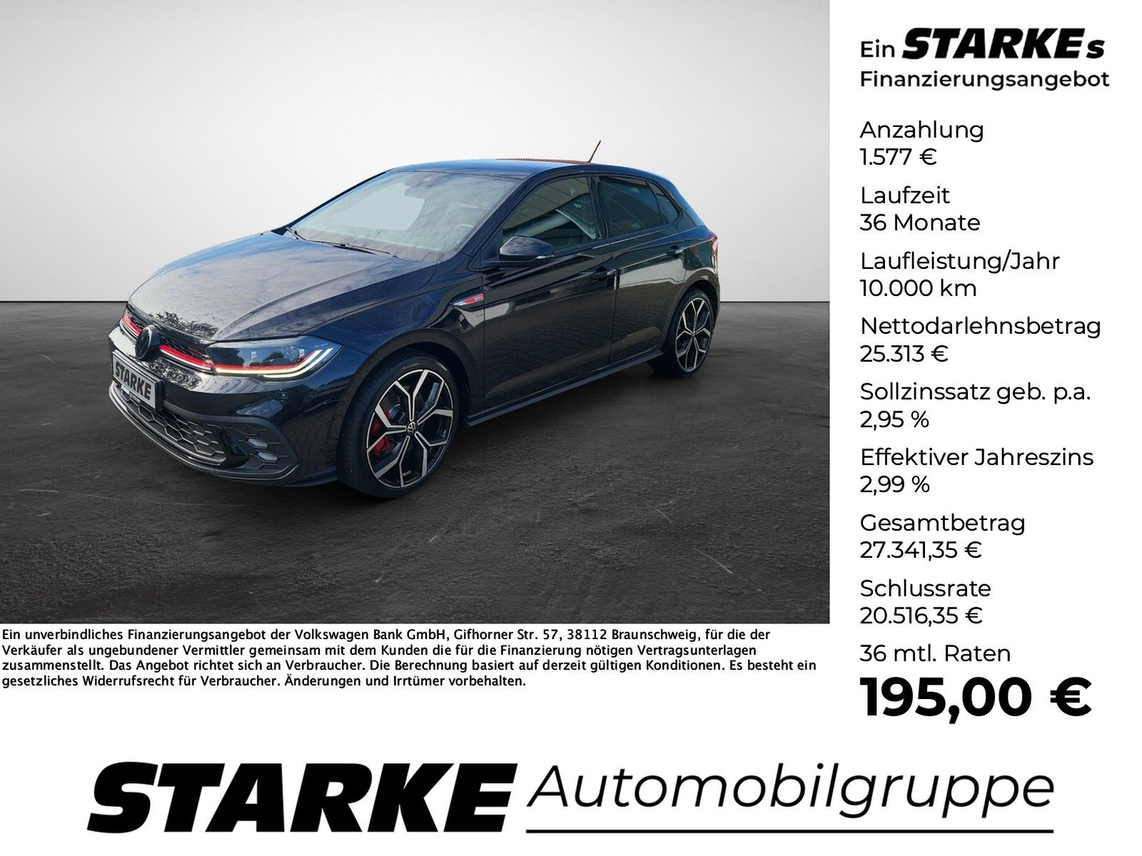Volkswagen Polo GTI 2.0 TSI DSG LED-Matrix Pano 18" Navi