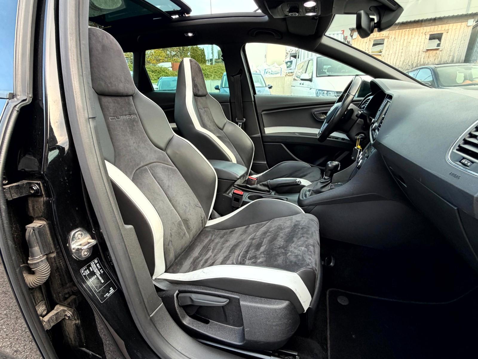 SEAT LEON 2.0 TSI ST CUPRA 290 DSG PANO_SCHALENSITZE | 290 ch | HAYON ÉLECTRIQUE | PACK SPORT | TOIT OUVRANT