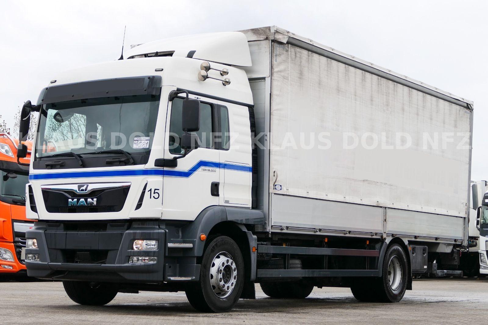 MAN TGM 18.320 Pritsche Plane Kamera LBW Euro 6