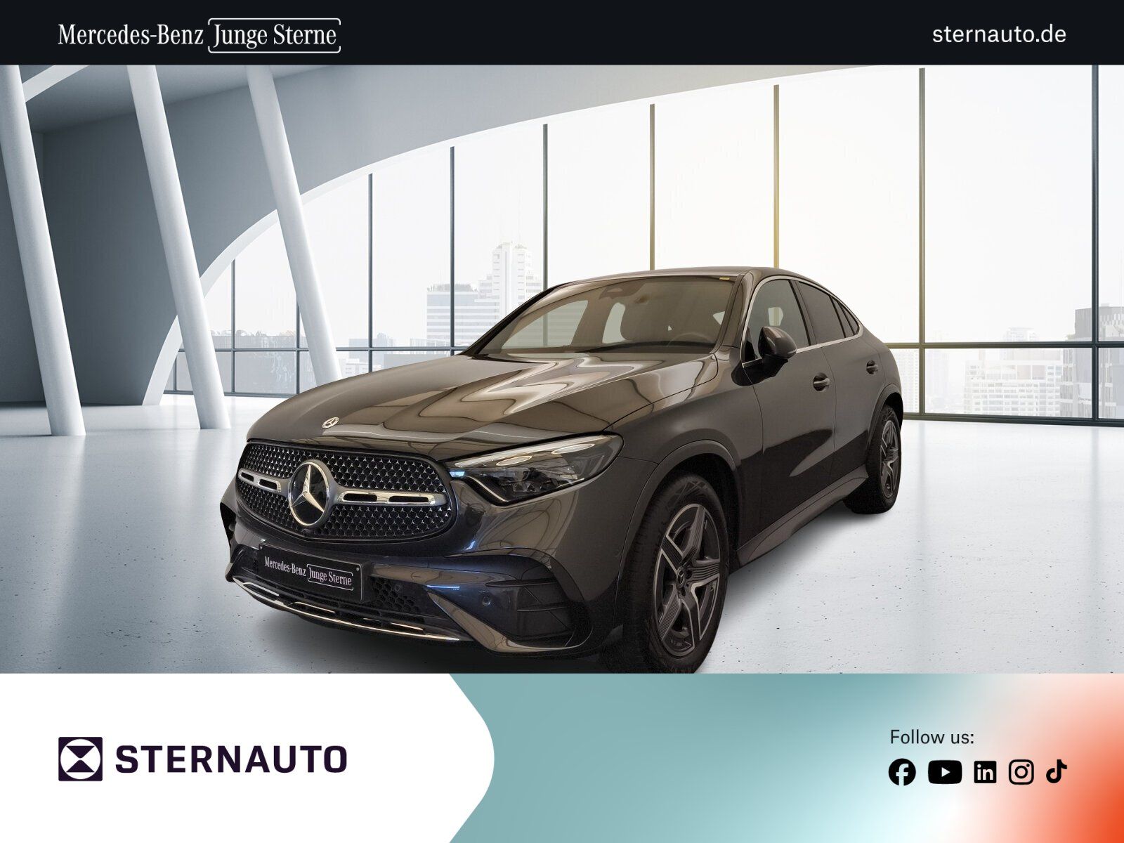 Mercedes-Benz GLC 220 d 4M Coupé AMG Distr RüCam DigiLight AHK foto 1