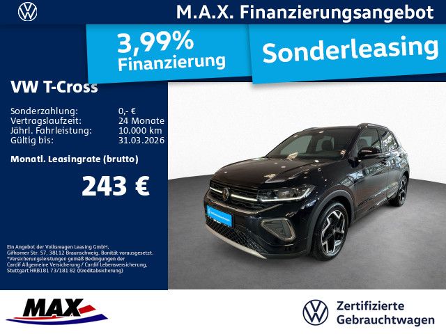 T-Cross 1.5 TSI DSG R-LINE LED+KAMERA+AHK+ACC