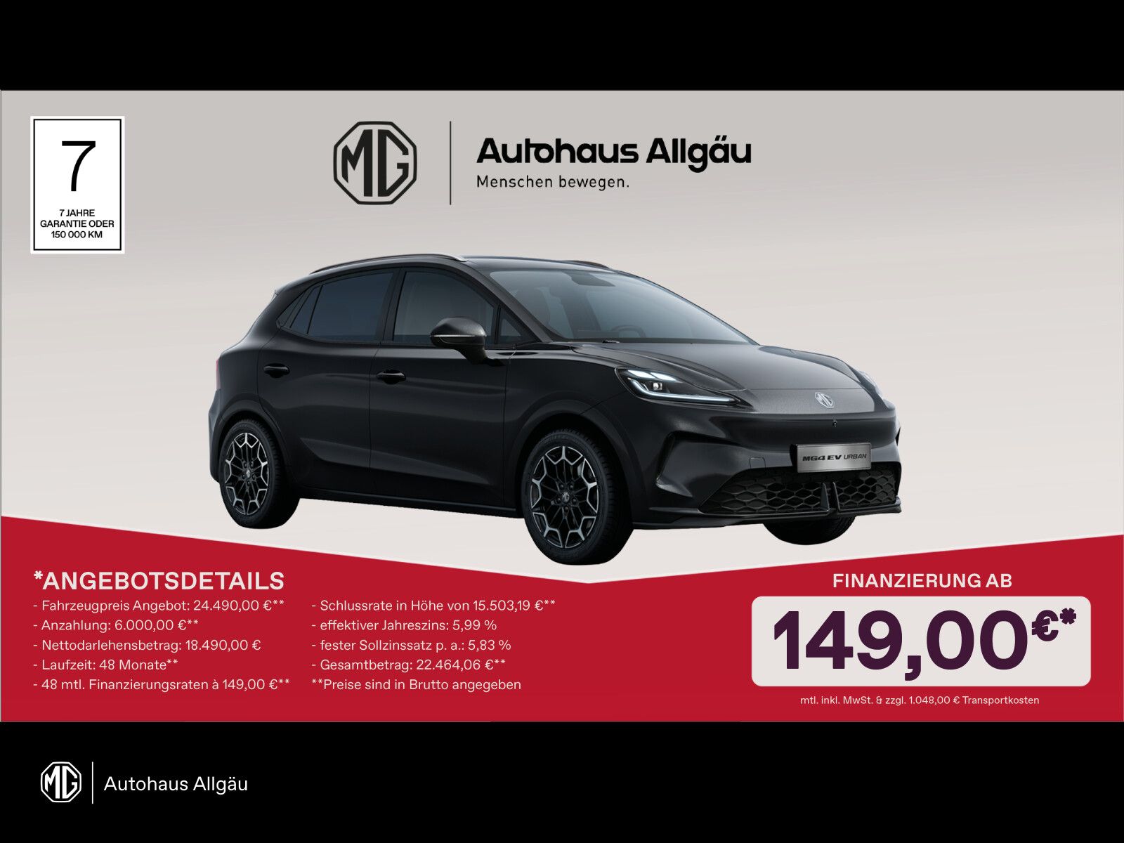 MG4 EV Urban