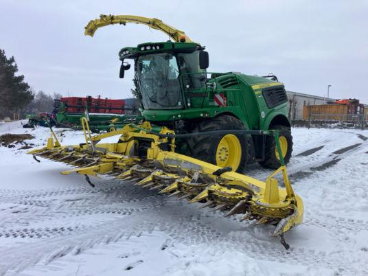 John Deere 9800i mit Kemper 390plus/ 639 Pickup/ NIR Sensor