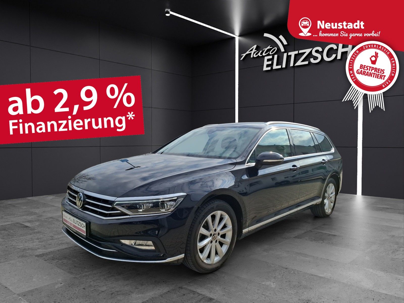 Fahrzeugabbildung Volkswagen Passat Variant TDI Elegance DSG Matrix AHK Navi