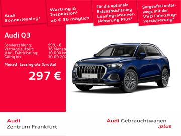 Audi Leasingangebot: Audi Q3 35 TDI advanced S tronic NAVI+AHK+ACC+SHZ+VC+