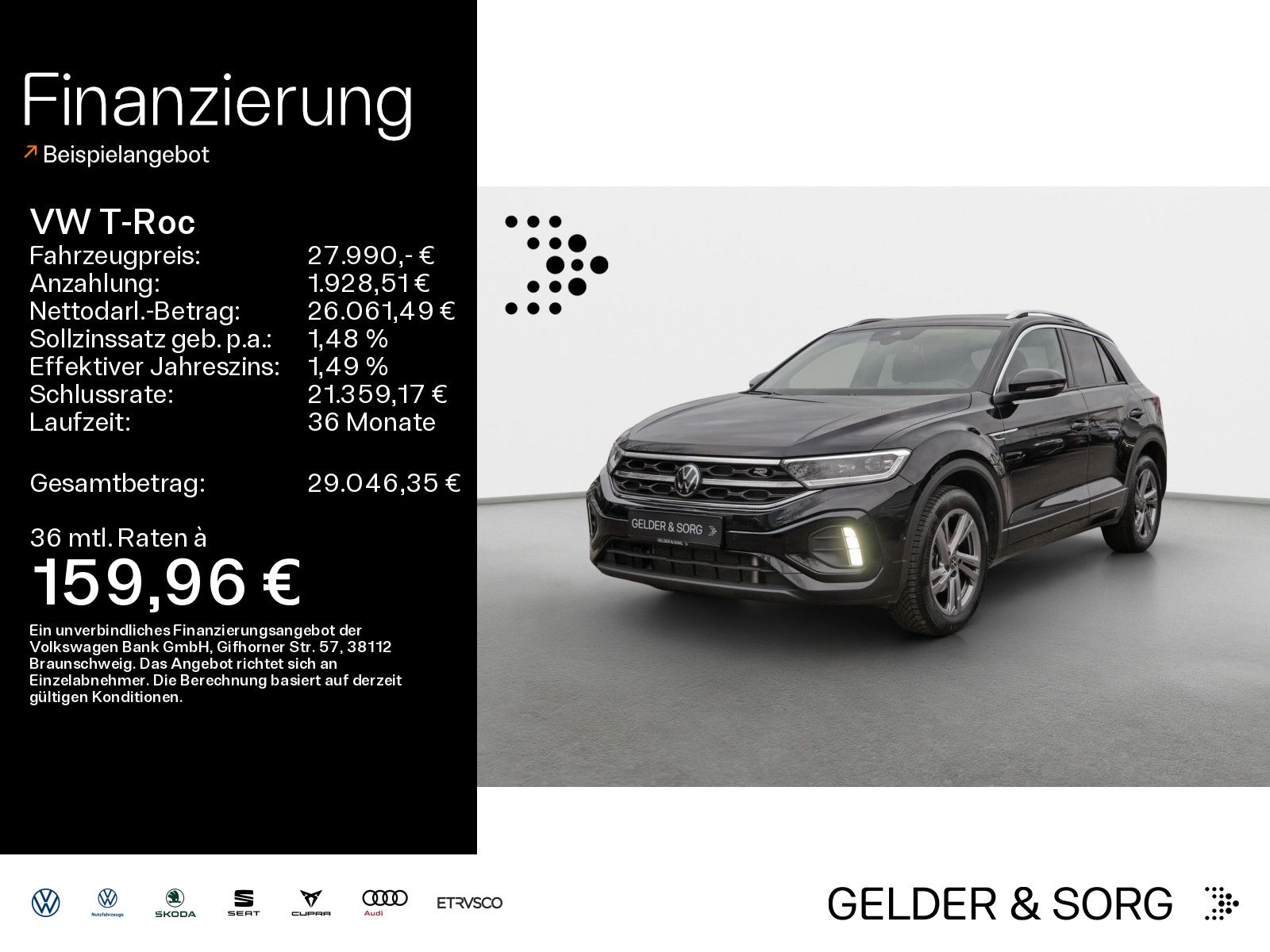 Volkswagen T-Roc R-Line 1.5 TSI AHK*RFK*LED*Massage*ACC