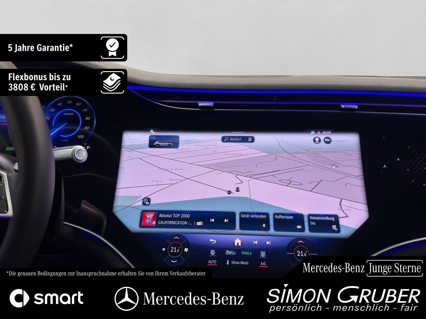 Fahrzeugabbildung Mercedes-Benz EQS 450 4M SUV Pano Hyper AHK Mod 2026 118kwh