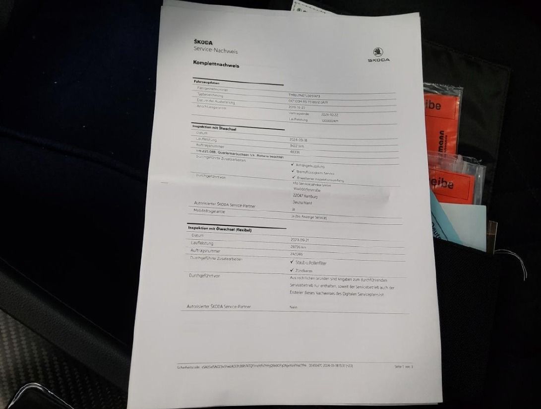 Fahrzeugabbildung SKODA Octavia Combi 20TSI DSG RS60 Sondermodell limit.