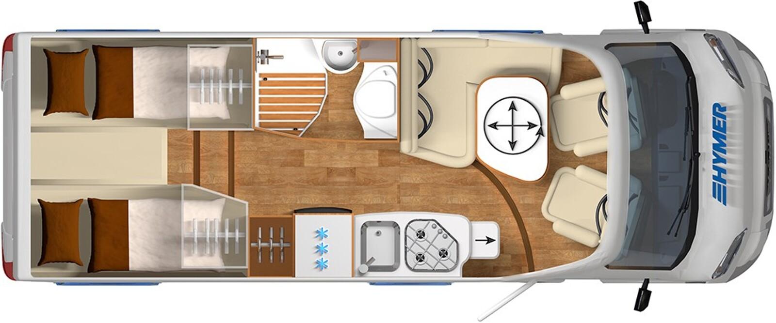 HYMER / ERIBA / HYMERCAR Exsis-t 588 *Komfort-Line Paket*SAT + TV*
