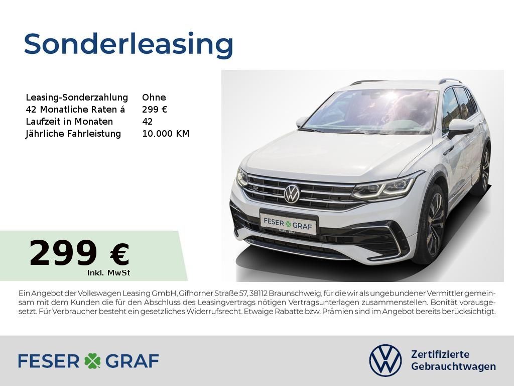 Volkswagen Tiguan R-Line 2.0 TSI DSG Navi IQ-LED Leder 20"