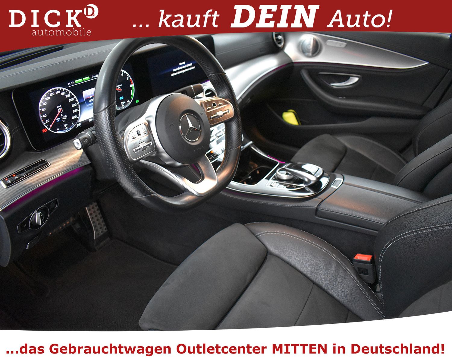 MERCEDES-BENZ E 300de 2X AMG Line NIGHT+WIDES+STDHZ+COMAN+BURM - Image 12