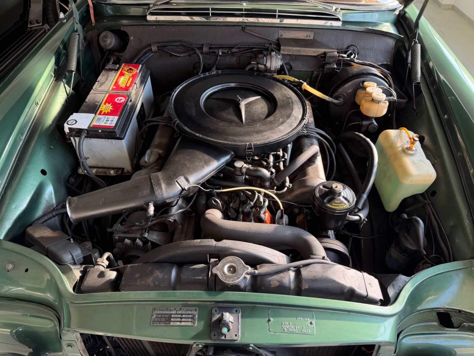 Mercedes-Benz 280 SE 3.5  Pappdeckelbrief 11