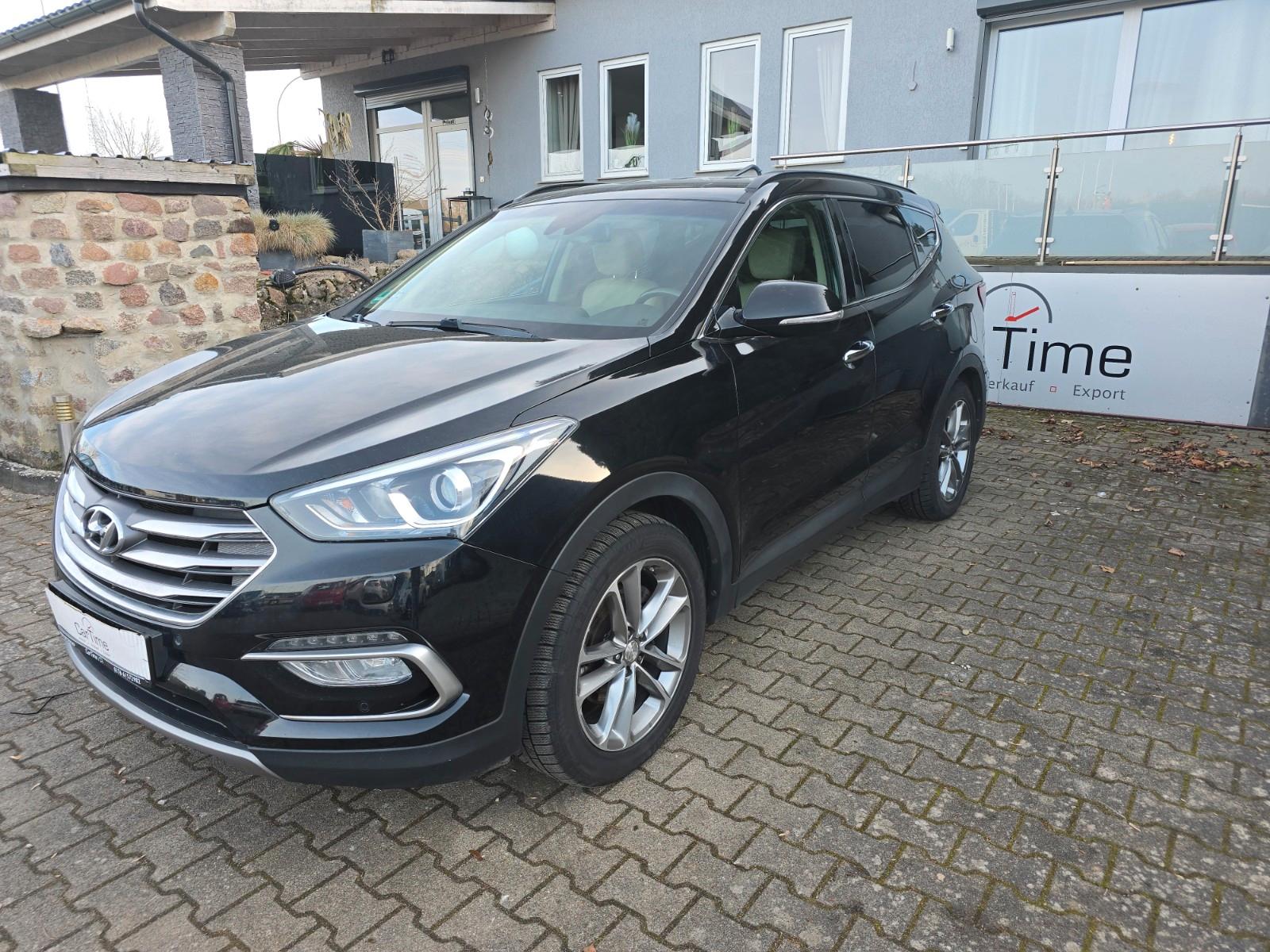 Hyundai Santa Fe blue Premium 4WD*7 Sitze*