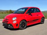 Abarth 595 Comp.|Sabelt|Record Monza|Beats|MwSt.|TÜV  - rote Abarth 595 Competizione