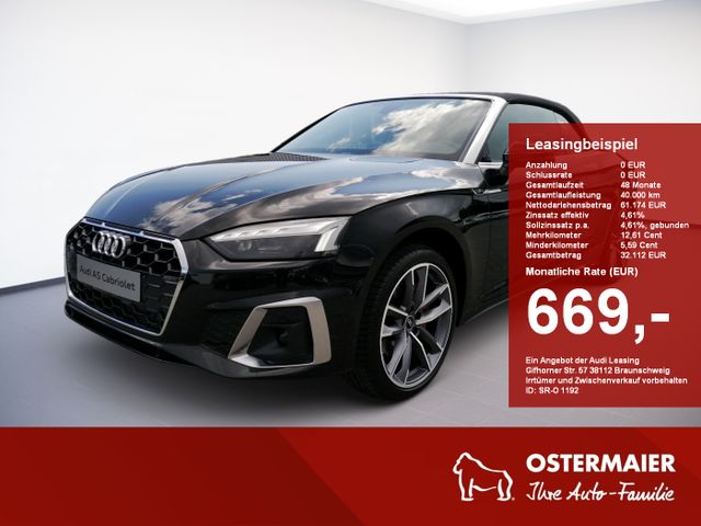 Audi A5 Cabriolet S-LINE QUATTRO 40TFSI 204PS.STRONIC