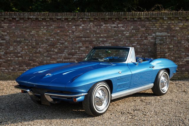 Corvette C2 Sting Ray Convertible Restored condition, In
