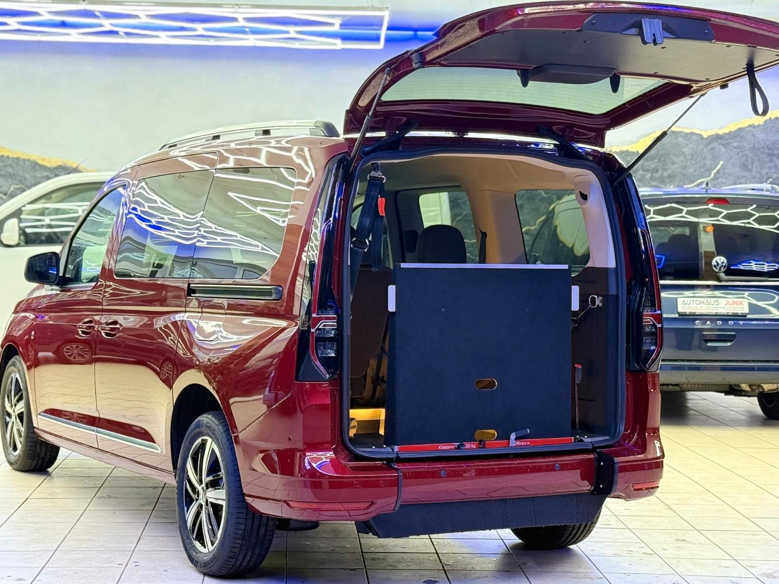 Volkswagen Caddy Style Maxi-DSG-Behindertengerecht-Rampe