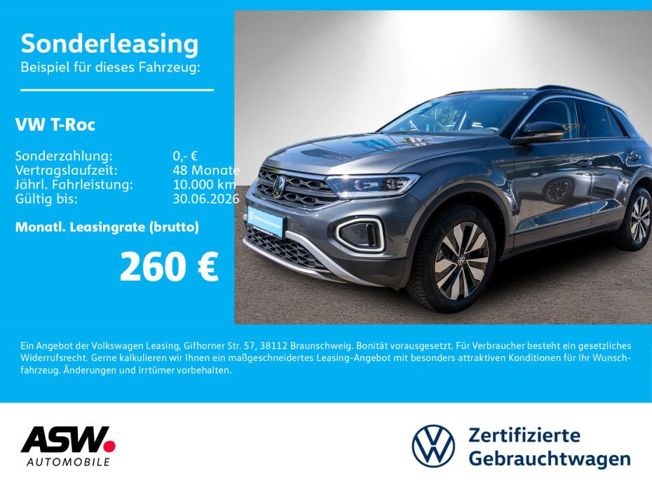 Volkswagen T-ROC GOAL 2.0 TDI DSG LED NAVI AHK RFK ACC SHZ