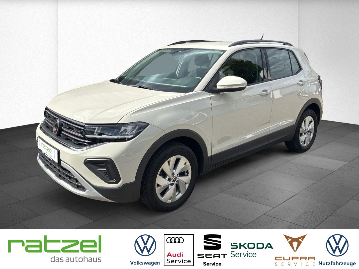 Fahrzeugabbildung Volkswagen T-Cross Life 1.0 l TSI AHK-abnehmbar Navi LED AC