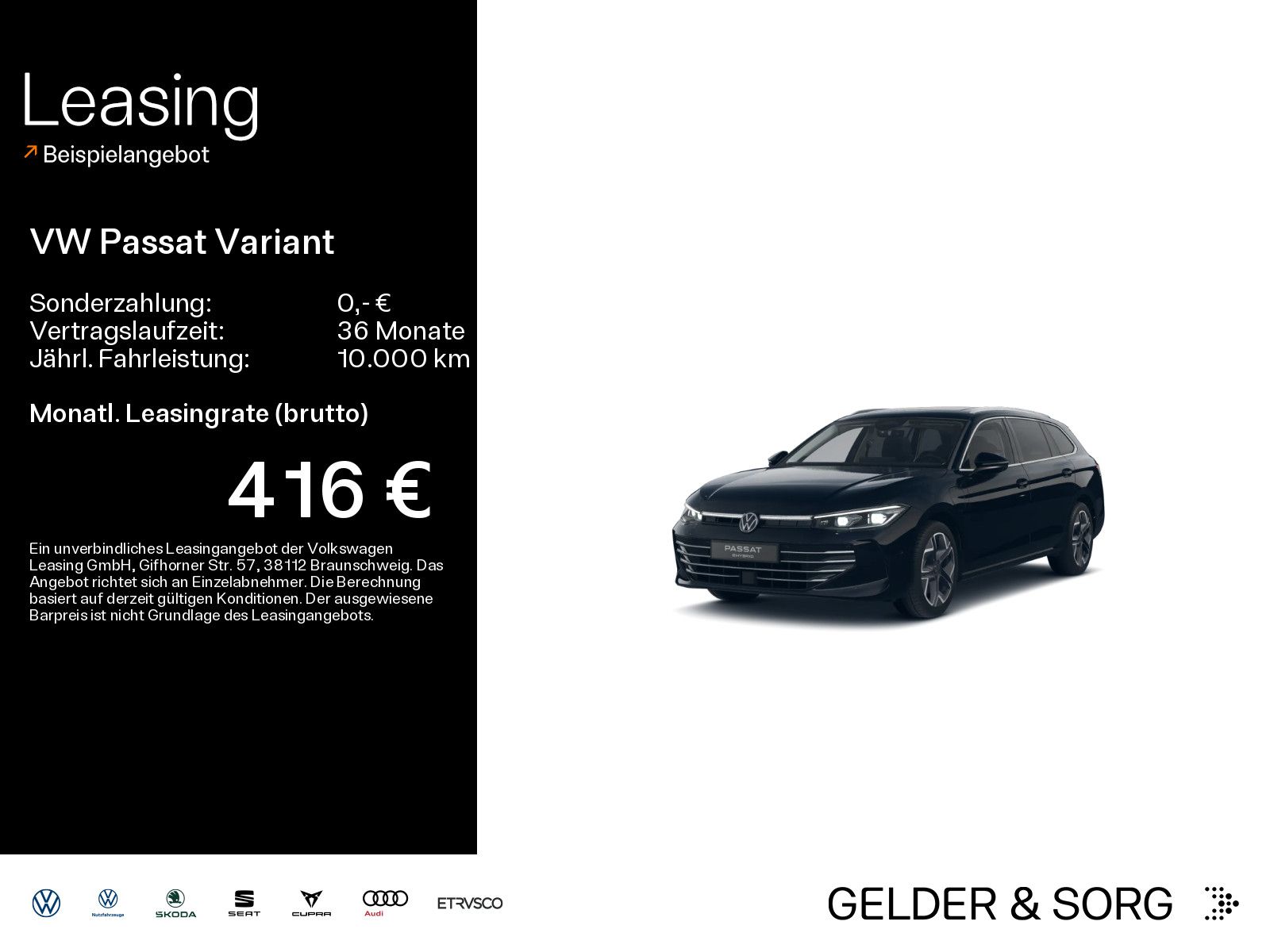Volkswagen Passat Variant 1.5 eHybrid Elegance Pano*AHK*H&K