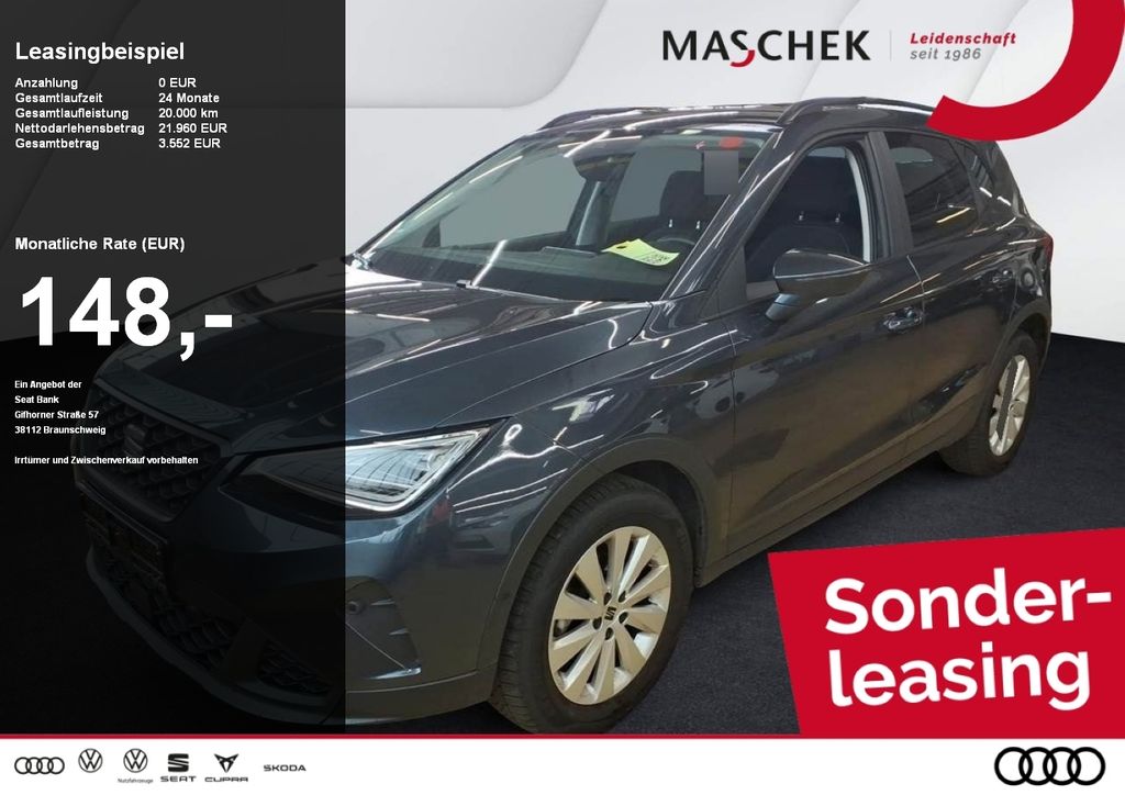 Seat Arona Style Sonderleasing Navi RearView LED Sitz