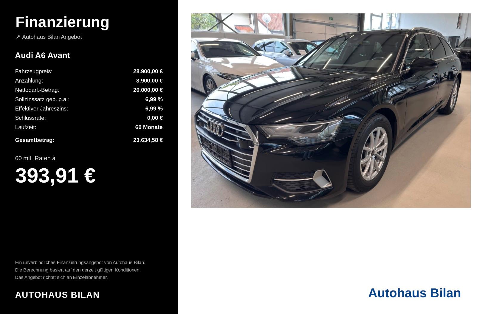 Audi A6 Avant Panorama Virtual ACC Lane