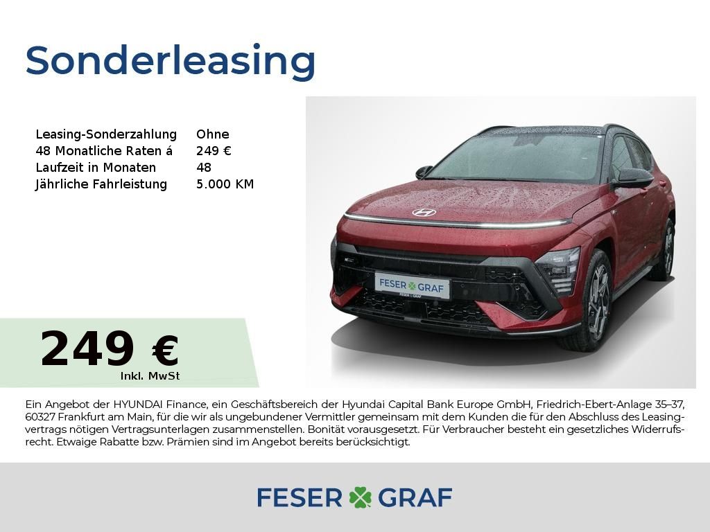 Kona N-LINE HEV GLASDACH NAVI LED CAM SHZ LHZ