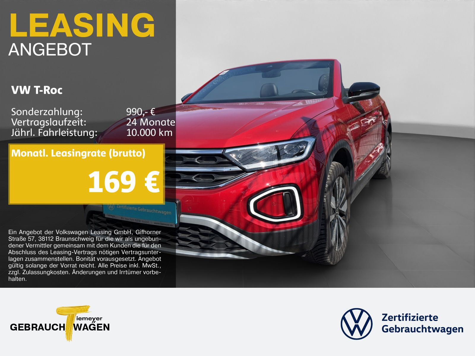 Volkswagen T-Roc Cabrio 1.0 TSI GOAL LM17 SITZHZG NAVI KAME
