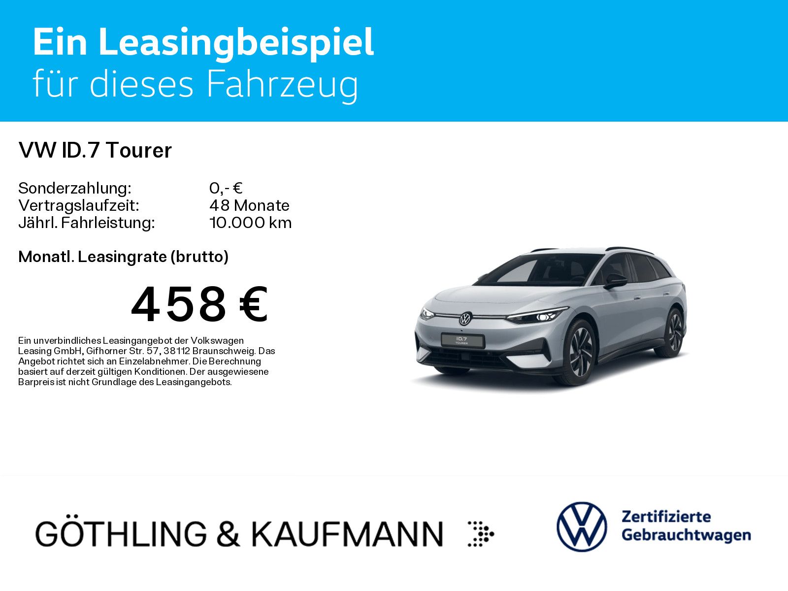 Volkswagen ID.7 Tourer Pro 82kWh NAVI WP IQ.LIGHT EL.HECK A foto 2