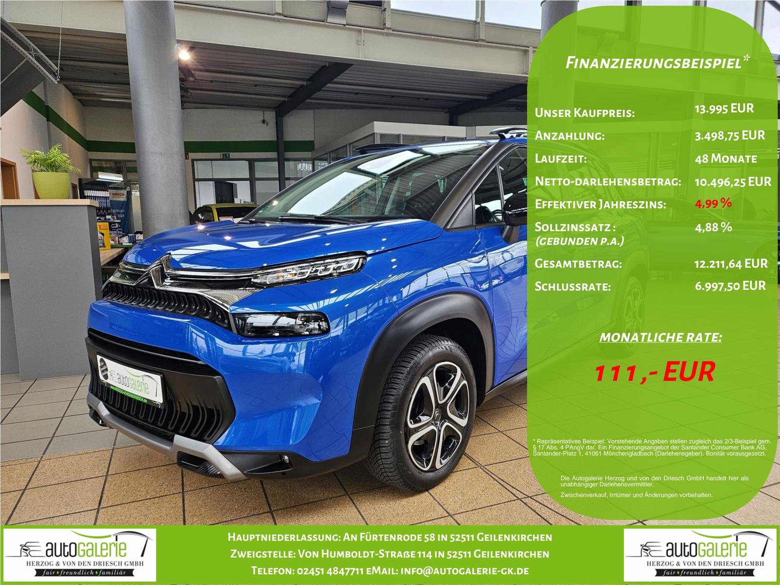 Citroën C3 Aircross PureTech 110 Stop & Start OPF FEEL P