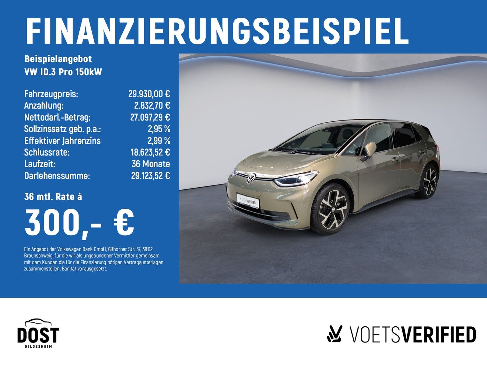 VW ID.3 Pro 150kW ACC+AREA VIEW+NAVI+PANO